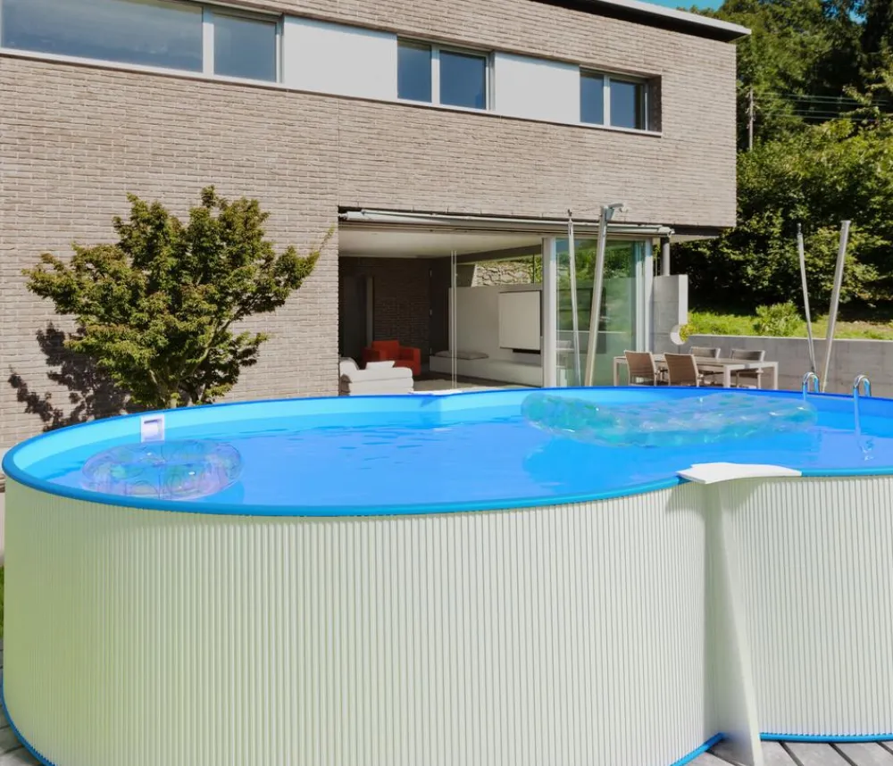 Summer Fun Stahlwandpool Exclusiv, achtform Outlet