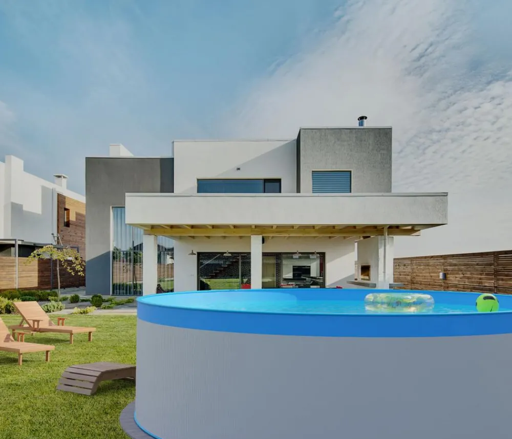 Summer Fun Stahlwandpool-Set Exklusiv, rund Discount