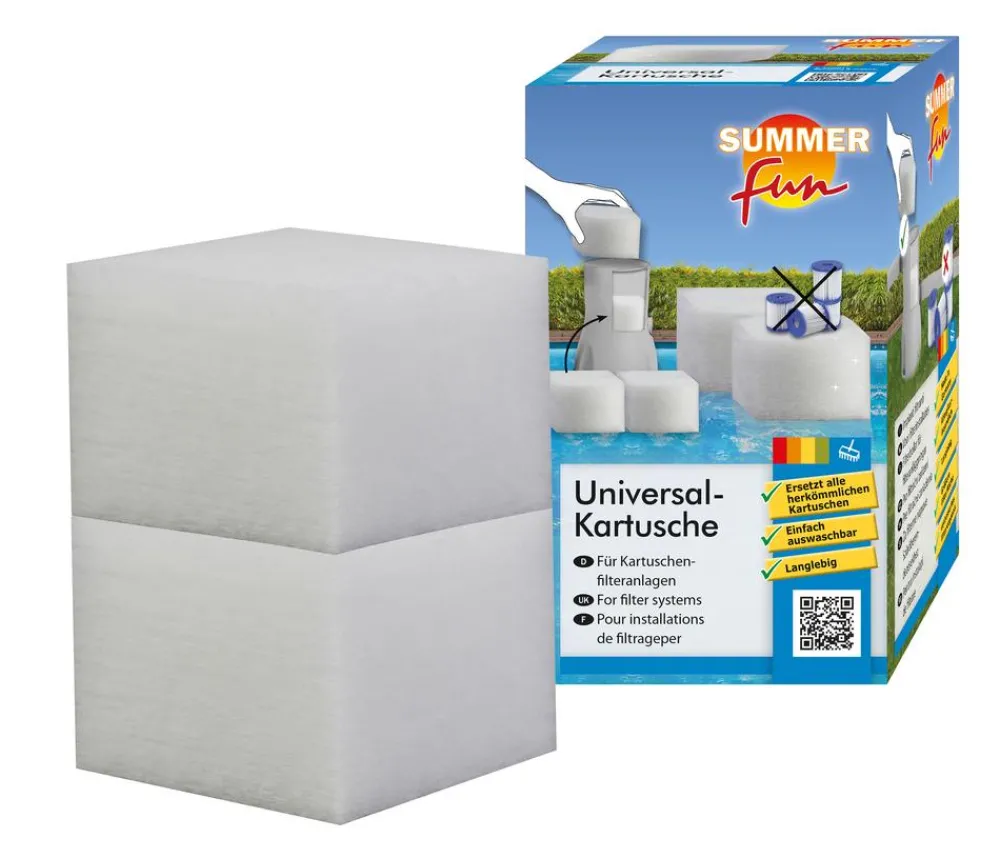 Summer Fun Pools & Whirlpools - Universal Filterkartusche Hellgrau