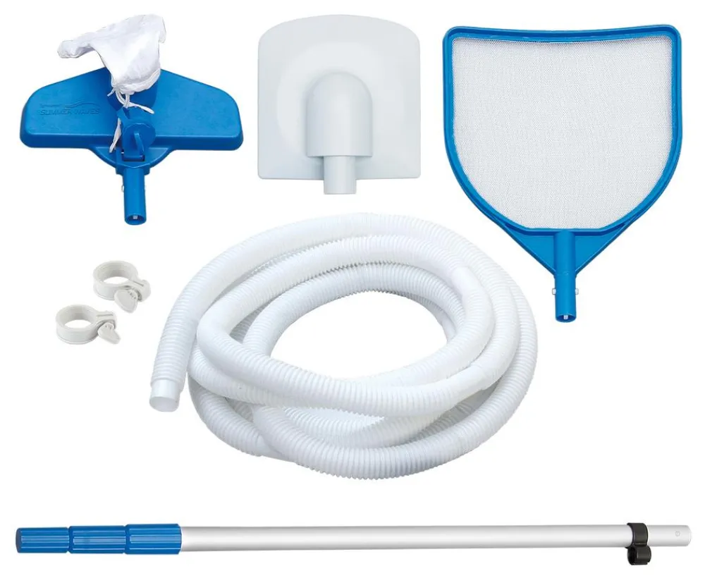 Summer Waves Elite Frame Pool Steinoptik Grau