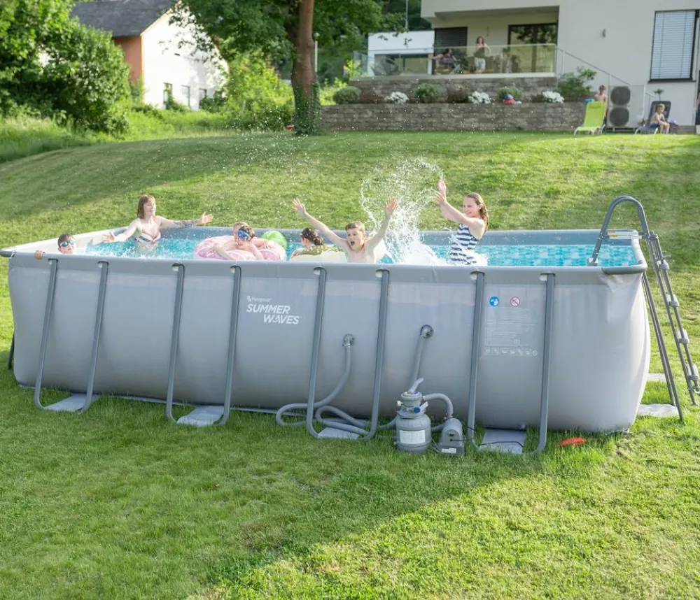 Summer Waves Pools & Whirlpools > Frame Pool, anthrazit