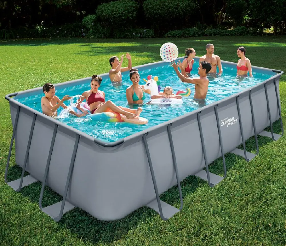 Summer Waves Pools & Whirlpools > Frame Pool, anthrazit