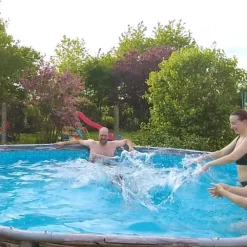 Summer Waves Pools & Whirlpools > Frame Pool Elite, stein, rund, ca. Ø427/H107 cm