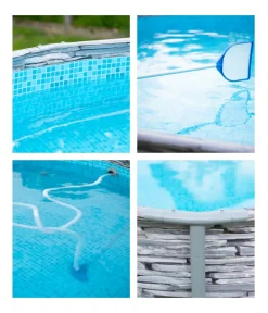 Summer Waves Pools & Whirlpools > Frame Pool Elite, stein, rund, ca. Ø427/H107 cm