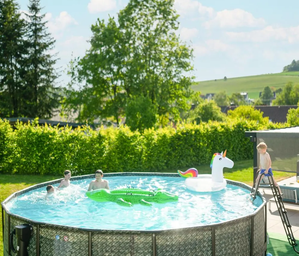 Summer Waves Pools & Whirlpools > Frame Pool Rattan, grau