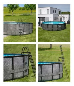 Summer Waves Pools & Whirlpools > Frame Pool Rattan, grau