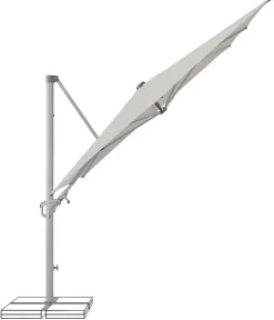 Suncomfort by Glatz Ampelschirm Familyflex, rechteckig, ca. B250/T250 cm Grau Best