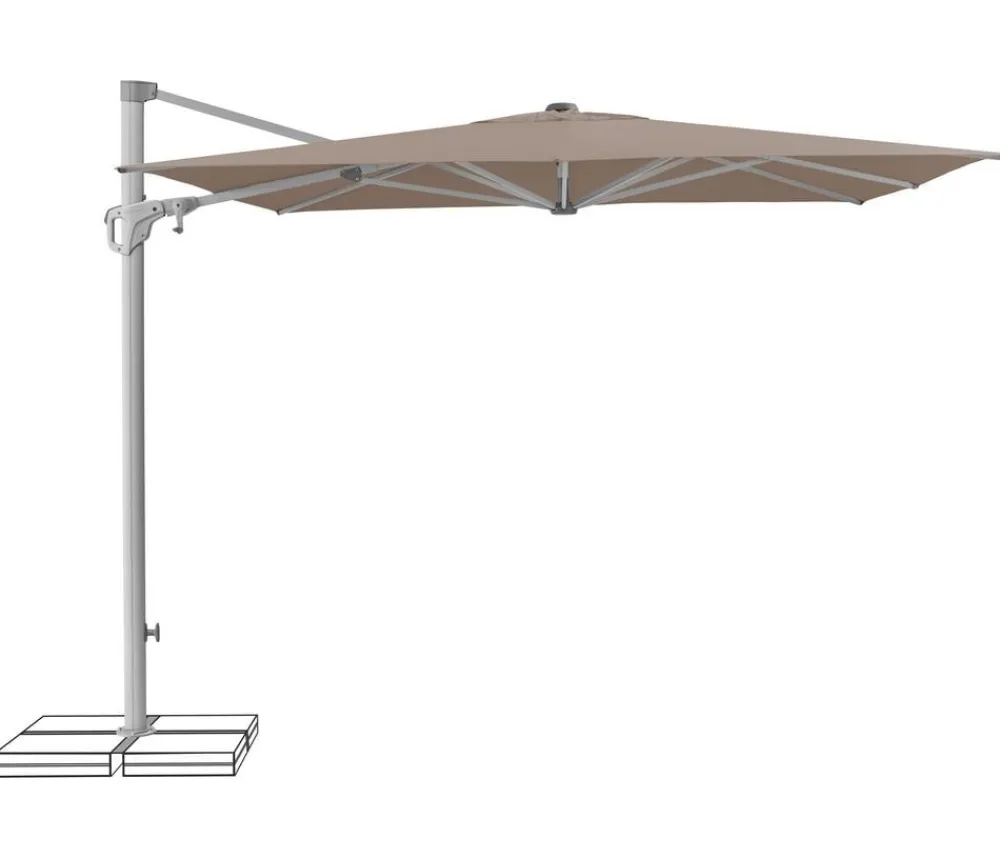 Suncomfort Sonnenschirme > by Glatz Ampelschirm Familyflex, rechteckig, ca. B250/T250 cm