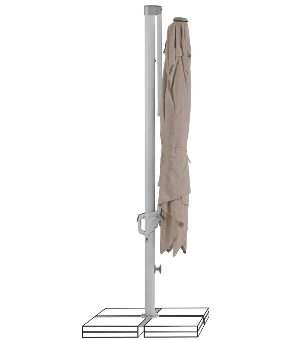 Suncomfort Sonnenschirme > by Glatz Ampelschirm Familyflex, rechteckig, ca. B250/T250 cm