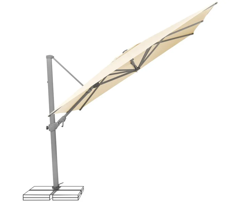 Suncomfort Sonnenschirme > by Glatz Ampelschirm Varioflex, rechteckig, ca. B300/T300 cm