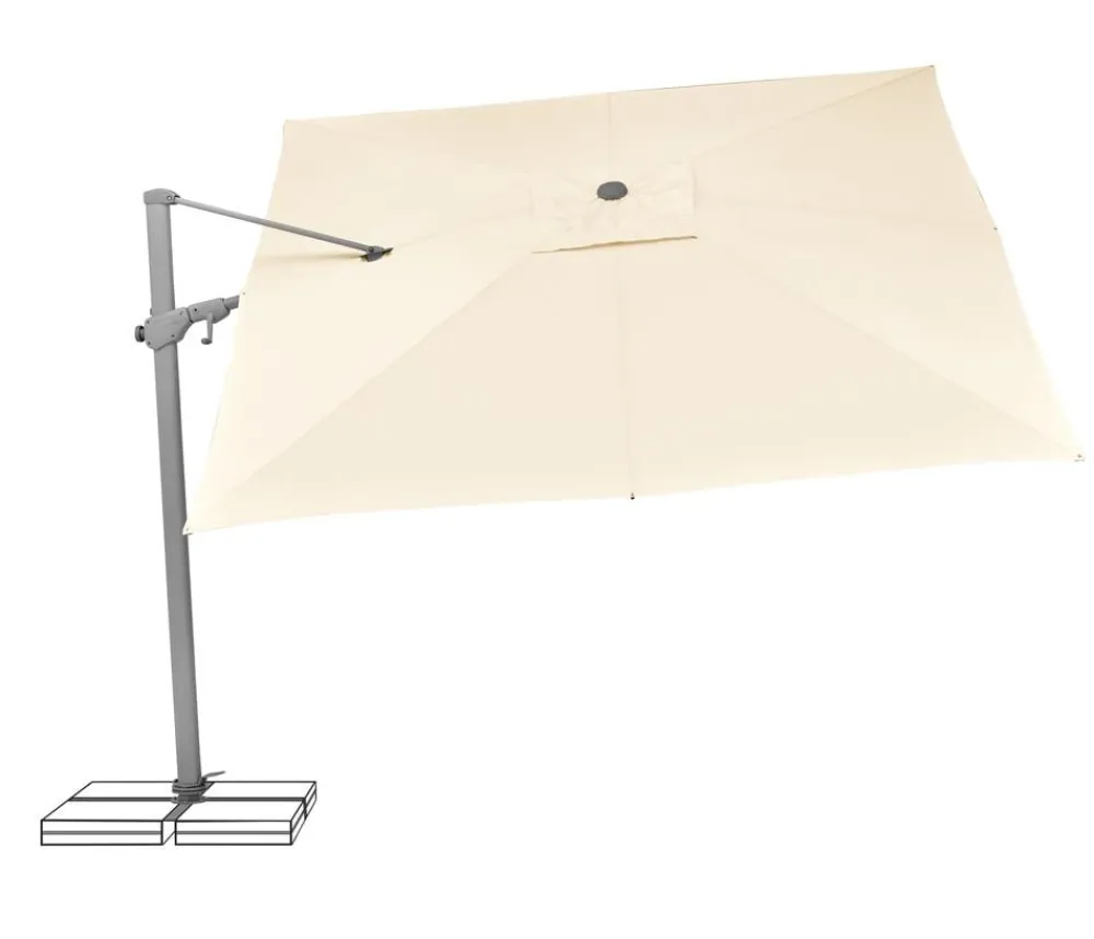 Suncomfort Sonnenschirme > by Glatz Ampelschirm Varioflex, rechteckig, ca. B300/T300 cm