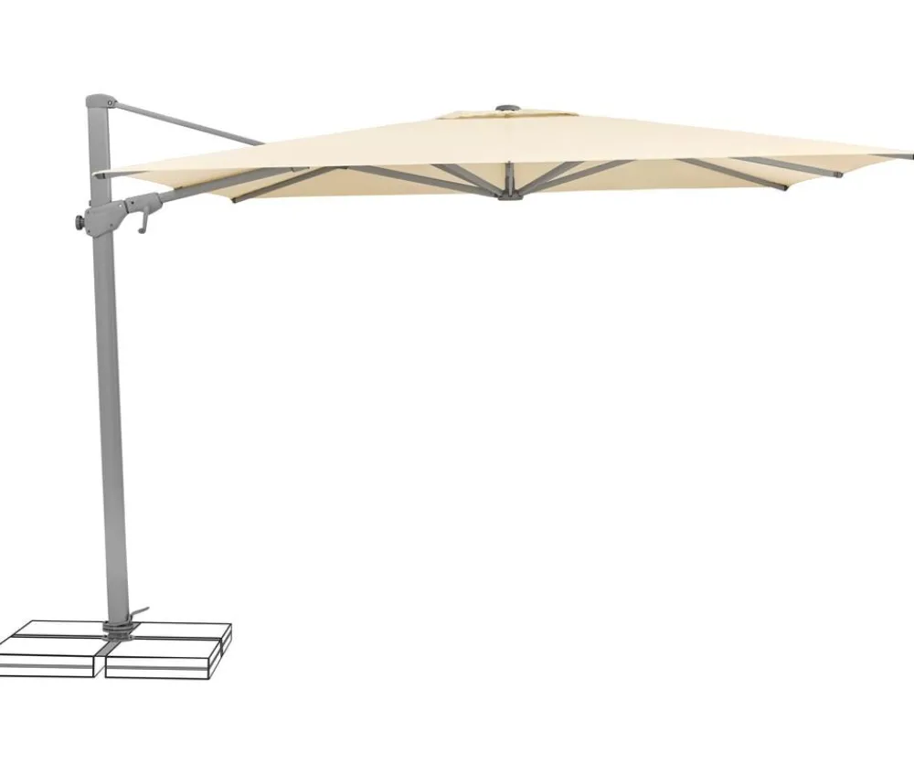 Suncomfort Sonnenschirme > by Glatz Ampelschirm Varioflex, rechteckig, ca. B300/T300 cm