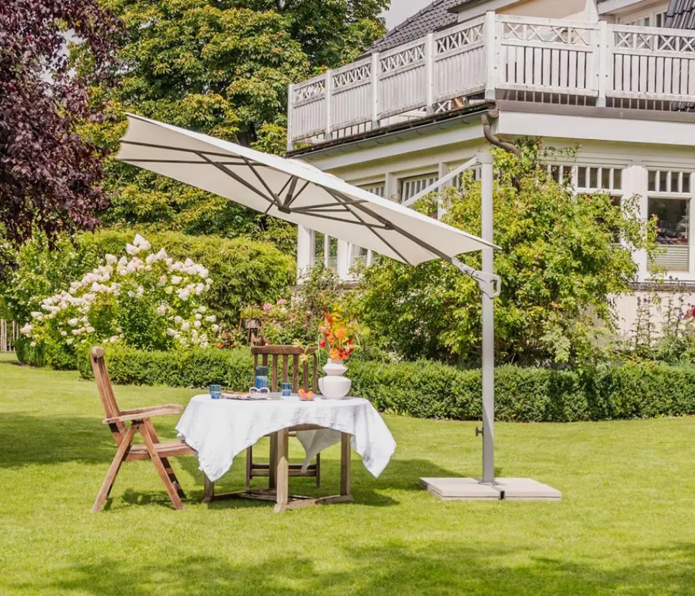 Suncomfort by Glatz Ampelschirm Familyflex, rechteckig, ca. B250/T250 cm Weiß Best