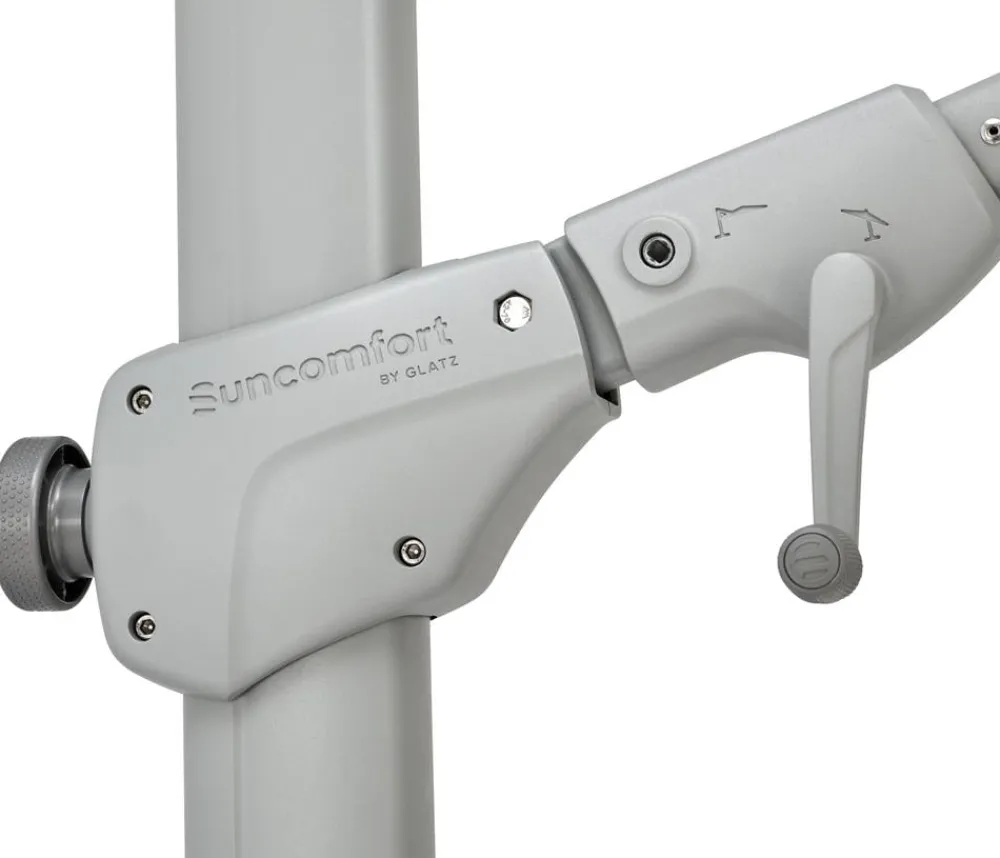 Suncomfort by Glatz Ampelschirm Varioflex, rechteckig, ca. B300/T300 cm Grau Best