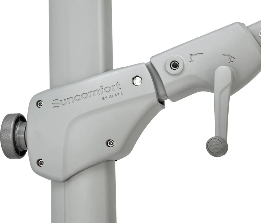 Suncomfort Sonnenschirme - by Glatz Ampelschirm Varioflex, rechteckig, ca. B300/T300 cm Taupe