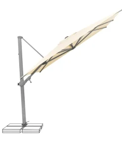 Suncomfort Sonnenschirme > by Glatz Ampelschirm Varioflex, rechteckig, ca. B330/T270 cm