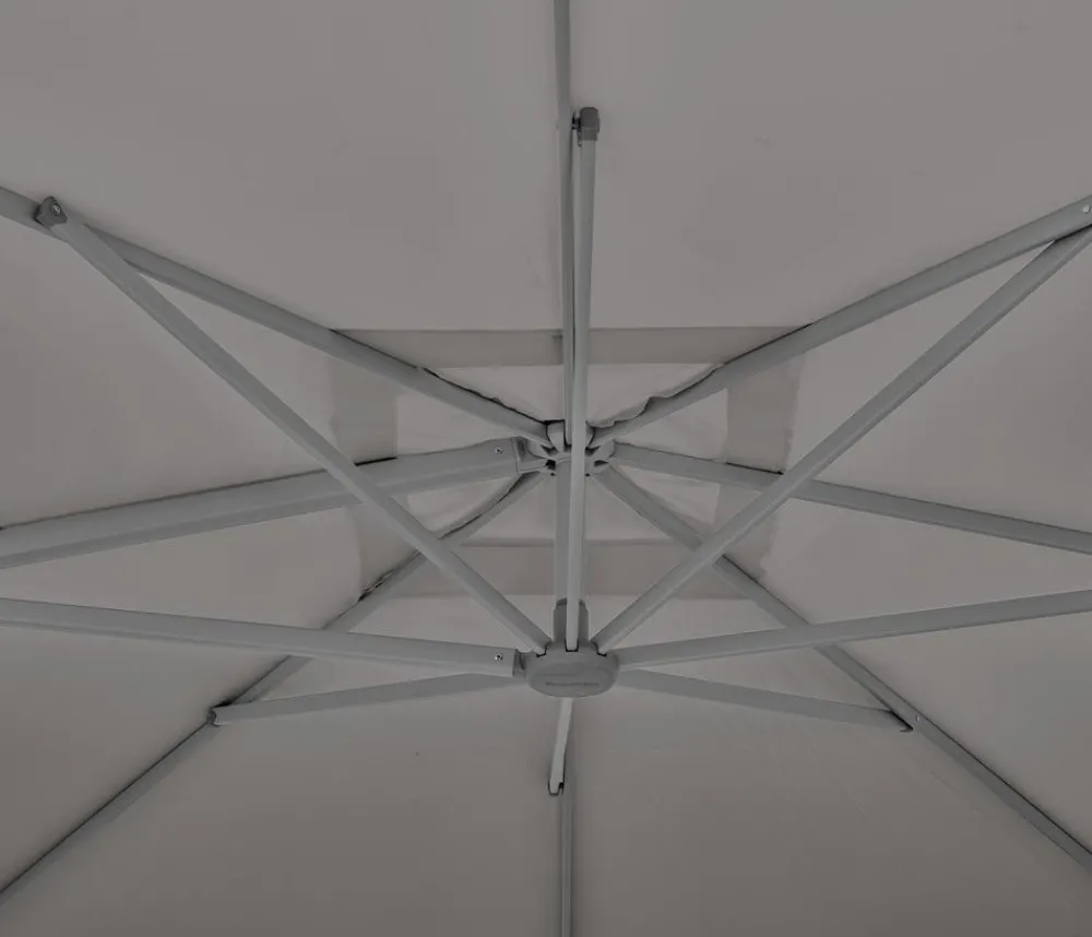 Suncomfort Sonnenschirme - by Glatz Ampelschirm Varioflex, rechteckig, ca. B330/T270 cm Dunkelgrau