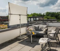 Suncomfort by Glatz Balkonschirm Flex Roof, rechteckig, ca. B195/T140 cm Weiß Online