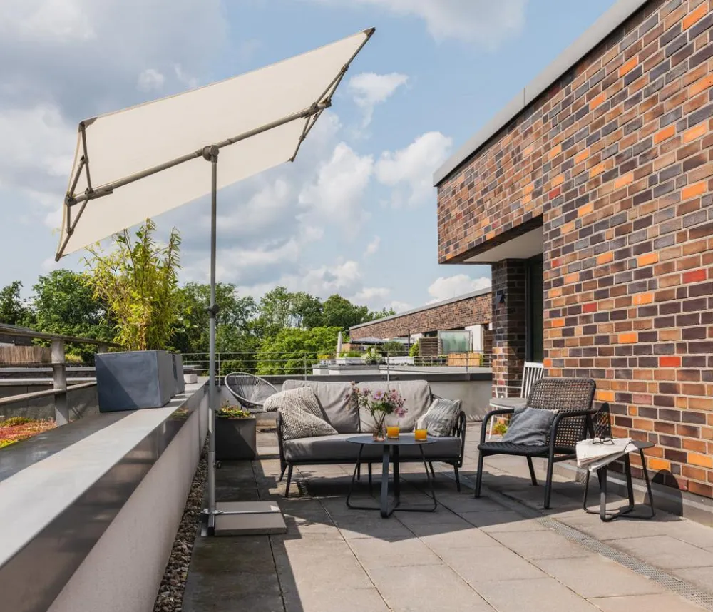 Suncomfort by Glatz Balkonschirm Flex Roof, rechteckig, ca. B195/T140 cm Weiß Online