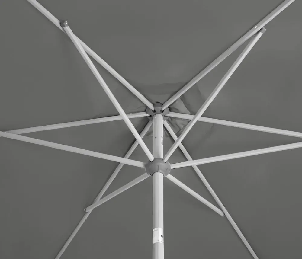 Suncomfort by Glatz Sonnenschirm Shell Turn, rund, ca. Ø300 cm Dunkelgrau Clearance
