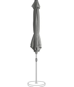 Suncomfort by Glatz Sonnenschirm Shell Turn, rund, ca. Ø300 cm Dunkelgrau Clearance