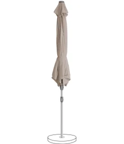 Suncomfort by Glatz Sonnenschirm Shell Turn, rund, ca. Ø300 cm Taupe Outlet