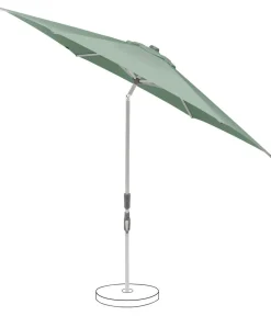 Suncomfort by Glatz Sonnenschirm Slide, rund Grün Discount
