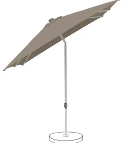 Suncomfort by Glatz Sonnenschirm Pop Up, rechteckig, ca. B250/T200 cm Taupe Discount