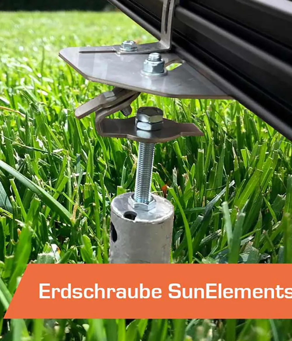 SunElements Gewächshaus Zubehör > Erdschraubenfundament,