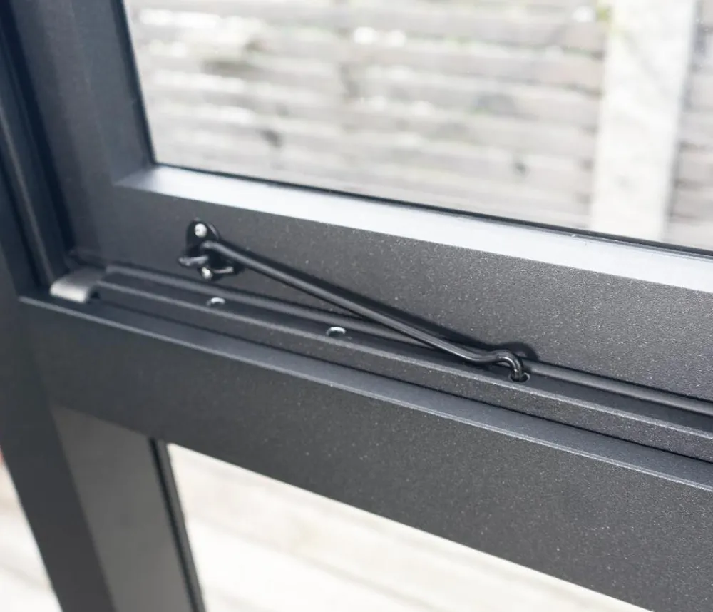 SunElements Fenster -metallic, ESG 5 mm, ca. B90/H95 cm Anthrazit Online