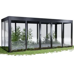 SunElements Gewächshaus SunGarden Infinity, AC Klar Anthrazit Outlet