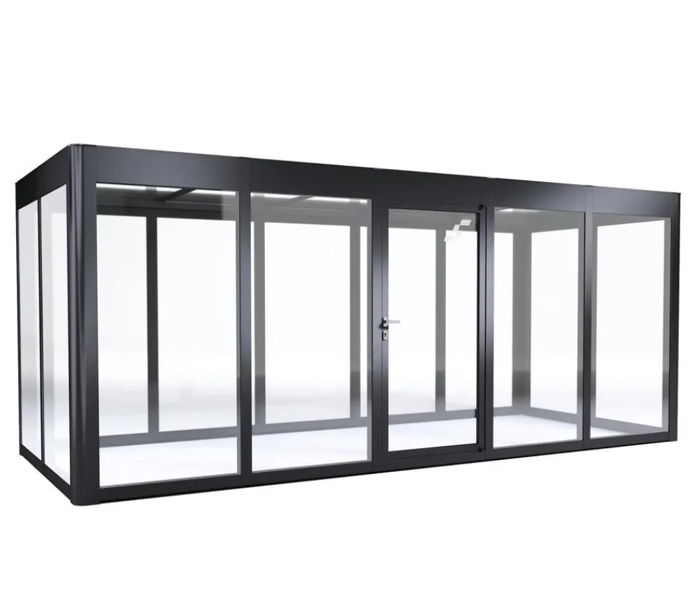 SunElements Gewächshaus SunGarden Infinity, AC Klar Anthrazit Outlet