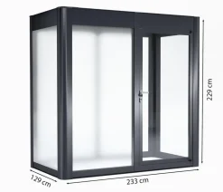 SunElements Gewächshäuser > Gewächshaus SunGarden Deluxe, ESG/AC