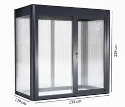 SunElements Gewächshaus SunGarden Select, HKP/AC Anthrazit Best