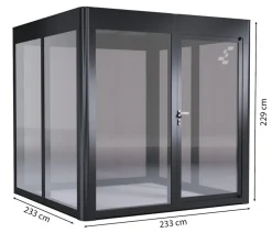 SunElements Gewächshäuser > Gewächshaus SunGarden Power, AC/DGM 5%