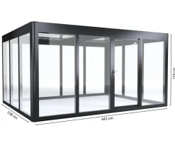 SunElements Gewächshäuser > Gewächshaus SunGarden Energy, AC/DGM 40 %