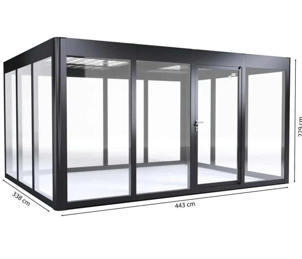 SunElements Gewächshäuser > Gewächshaus SunGarden Energy, AC/DGM 40 %