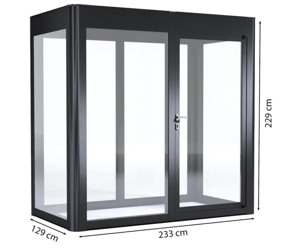 SunElements Gewächshaus SunGarden Energy, AC/DGM 40 % Anthrazit Online