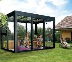 SunElements Gewächshaus SunGarden Energy, AC/DGM 40 % Anthrazit Sale
