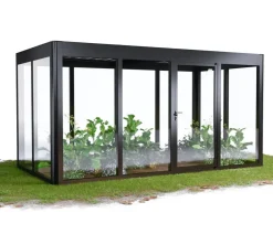 SunElements Gewächshaus SunGarden Energy, AC/DGM 40 % Anthrazit Discount