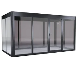 SunElements Gewächshaus SunGarden Power, AC/DGM 5% Anthrazit Best