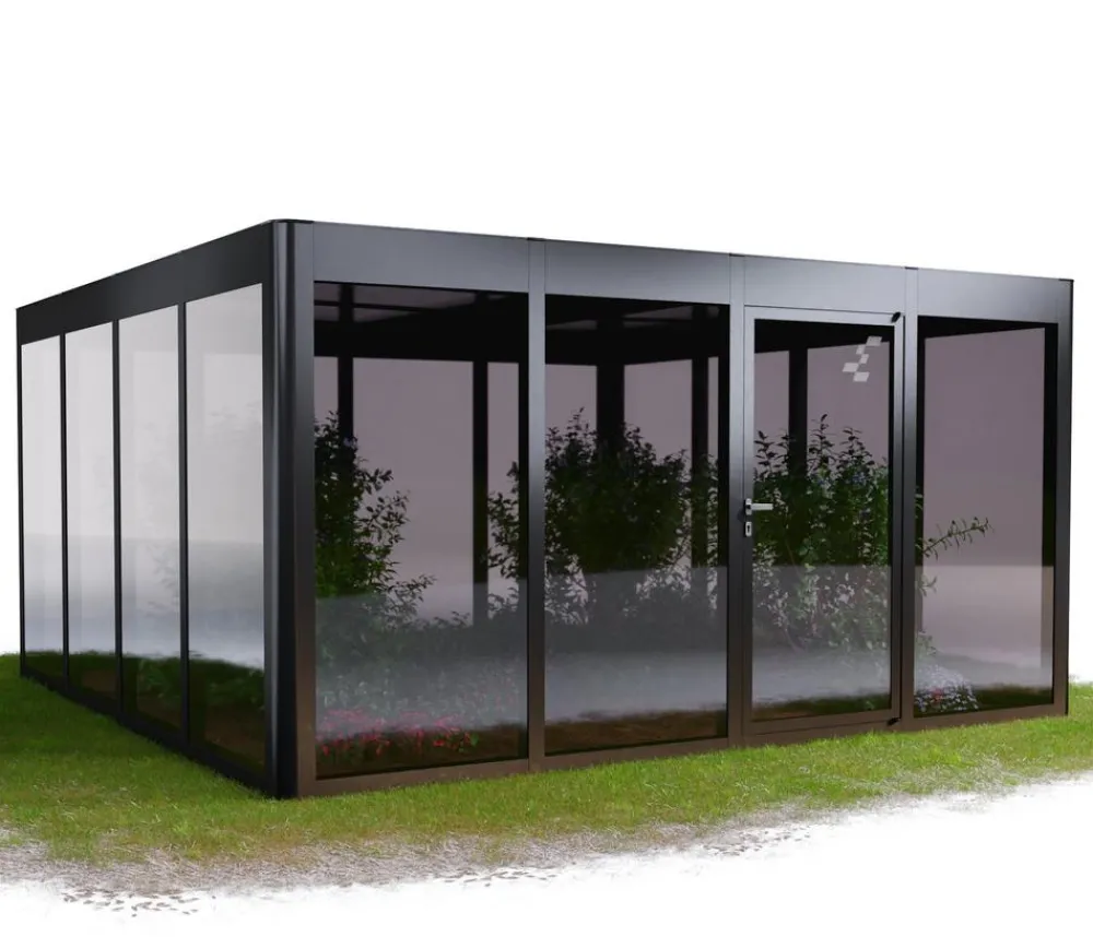 SunElements Gewächshäuser - Gewächshaus SunGarden Power, AC/DGM 5% Anthrazit