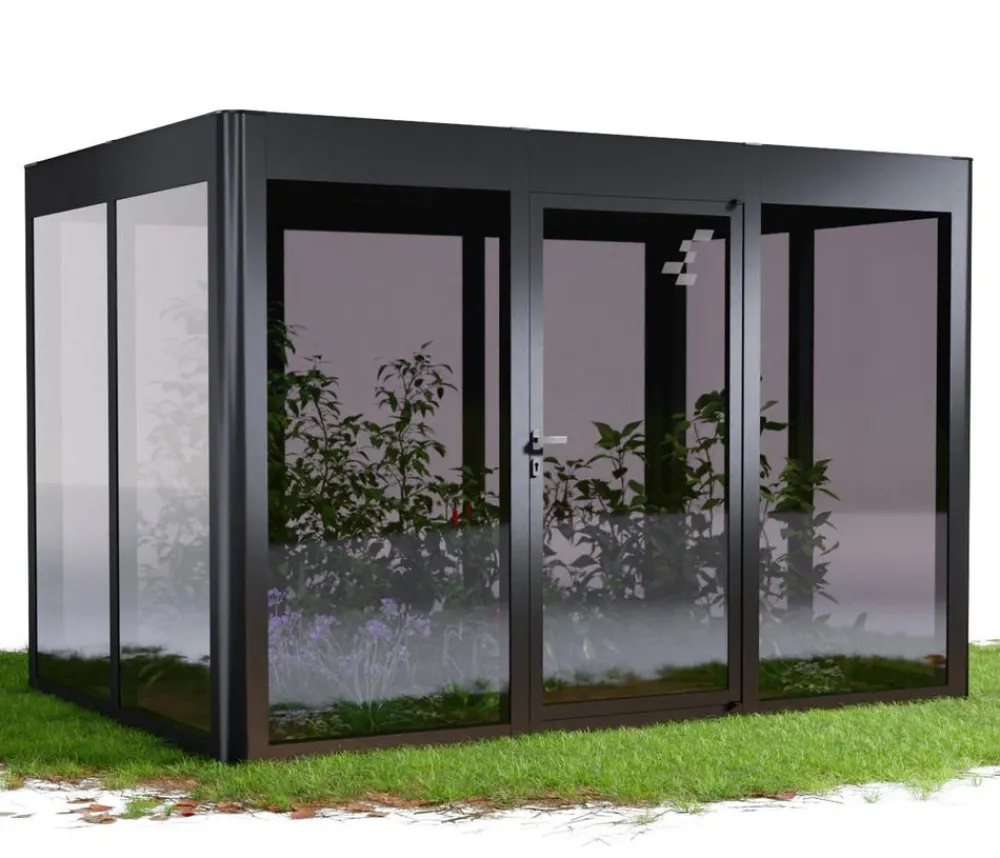 SunElements Gewächshäuser - Gewächshaus SunGarden Power, AC/DGM 5% Anthrazit