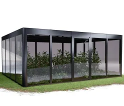 SunElements Gewächshaus SunGarden Modern, AC Anthrazit Hot