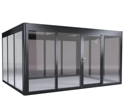 SunElements Gewächshäuser - Gewächshaus SunGarden Modern, AC Anthrazit