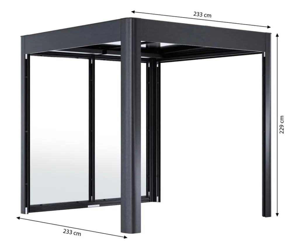 SunElements Pergola SunCover Deluxe Anthrazit Discount