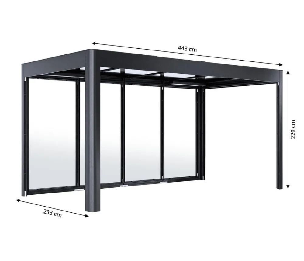 SunElements Pergola SunCover Deluxe Anthrazit Best