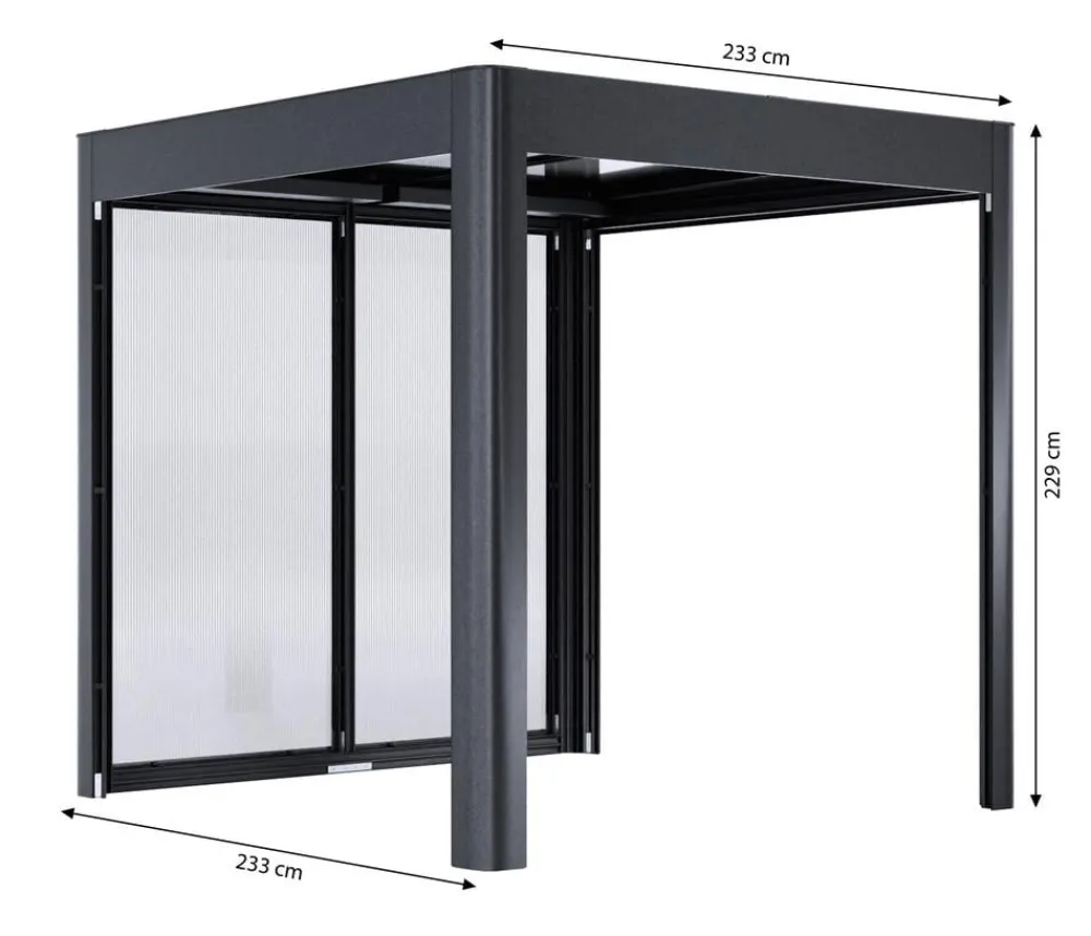 SunElements Pergola SunCover Select Anthrazit New