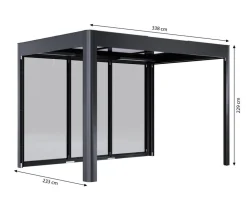 SunElements Pergola SunCover Modern Anthrazit New
