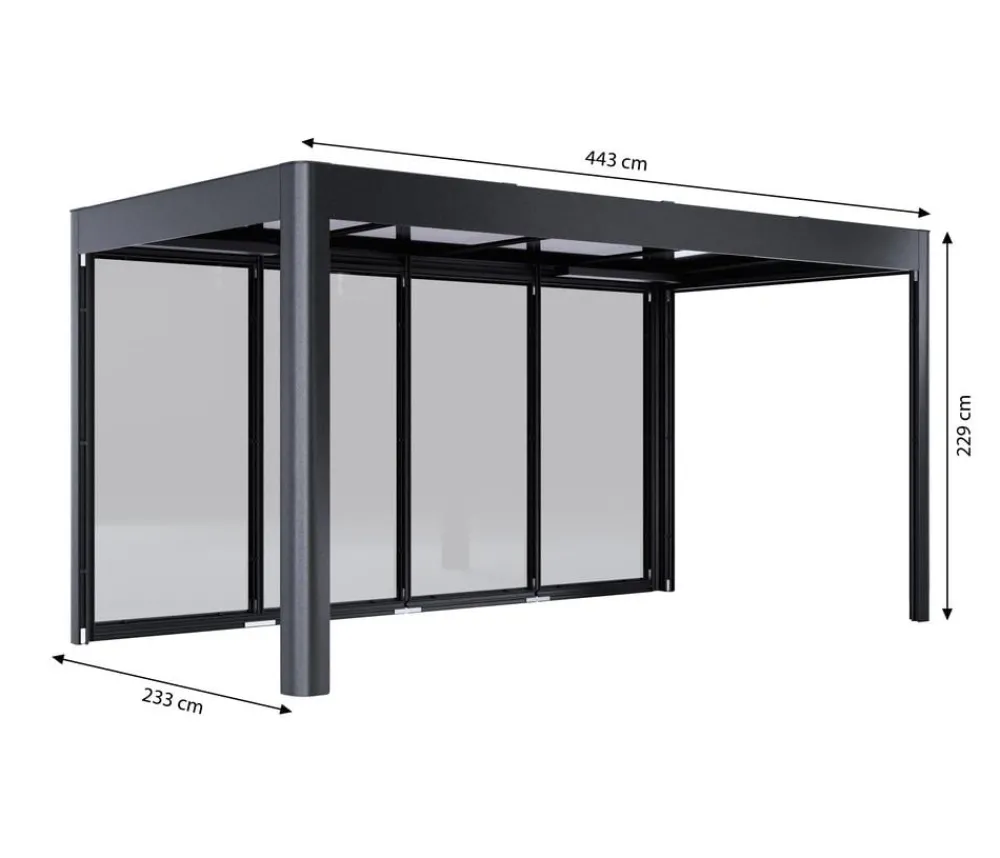 SunElements Pergola SunCover Modern Anthrazit New